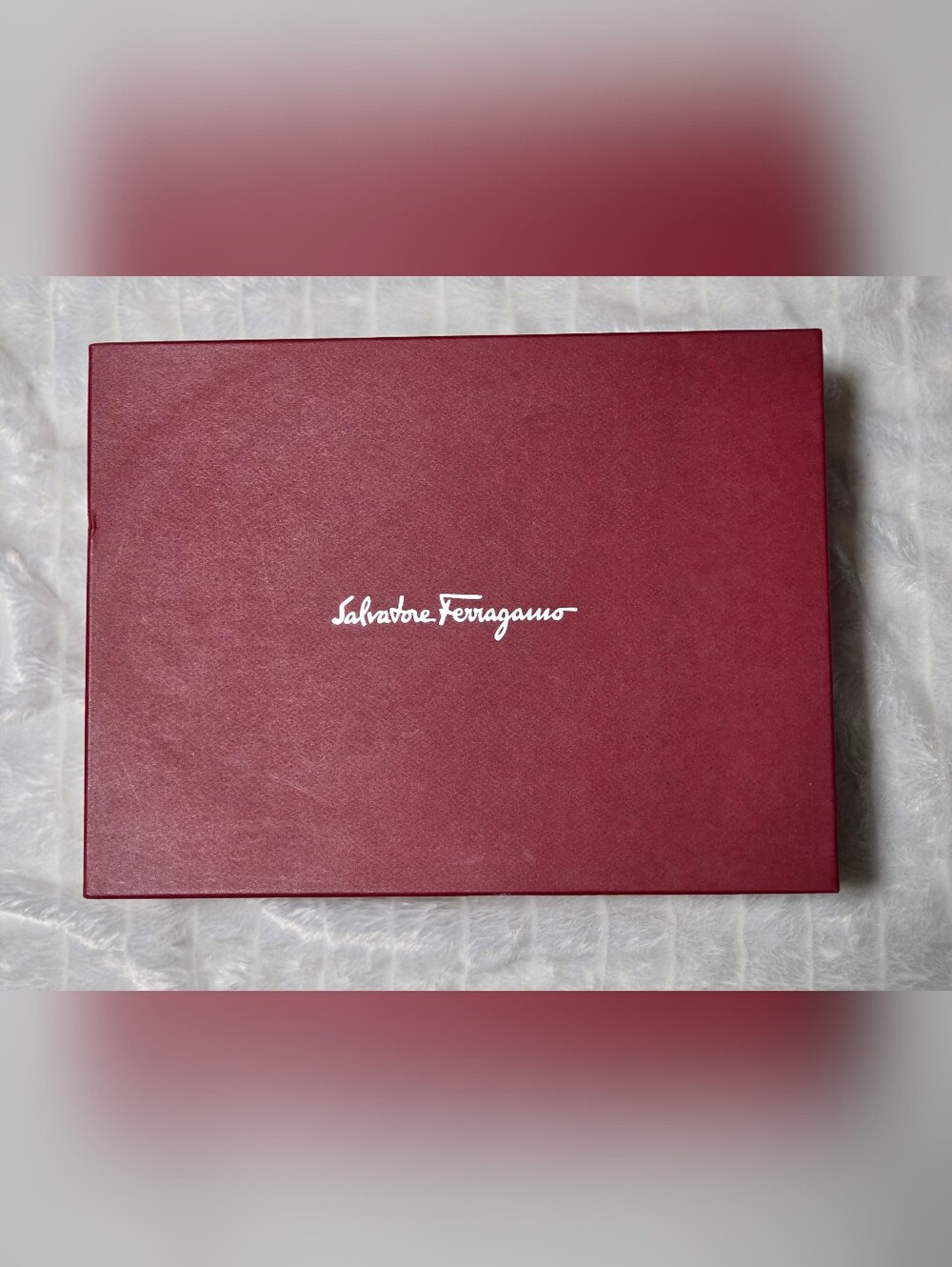 Salvatore Ferragamo Empty Gift Box-14.5"Wx10.8"Hx5.2"D